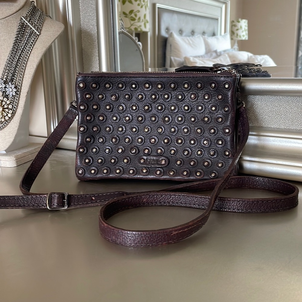 Frye Vintage Studded Crossbody Bag